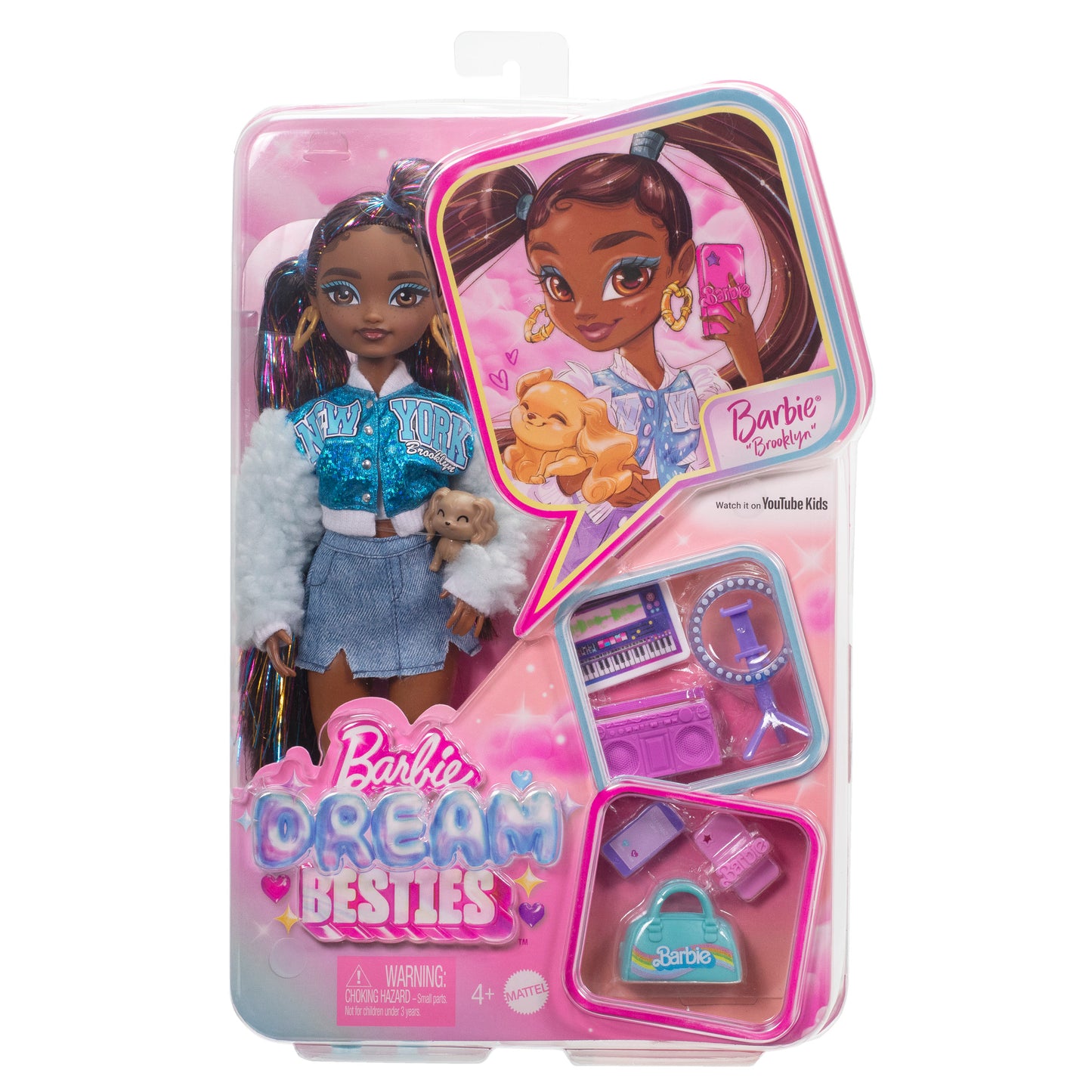 Barbie Dream Besties Barbie “Brooklyn'  Doll and Accessories