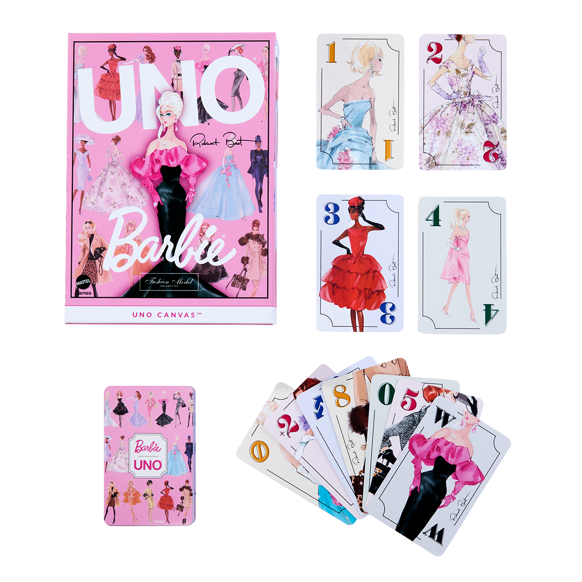 Bundle: Ultimate Uno Canvas Barbie & Uno Show 'Em No Mercy