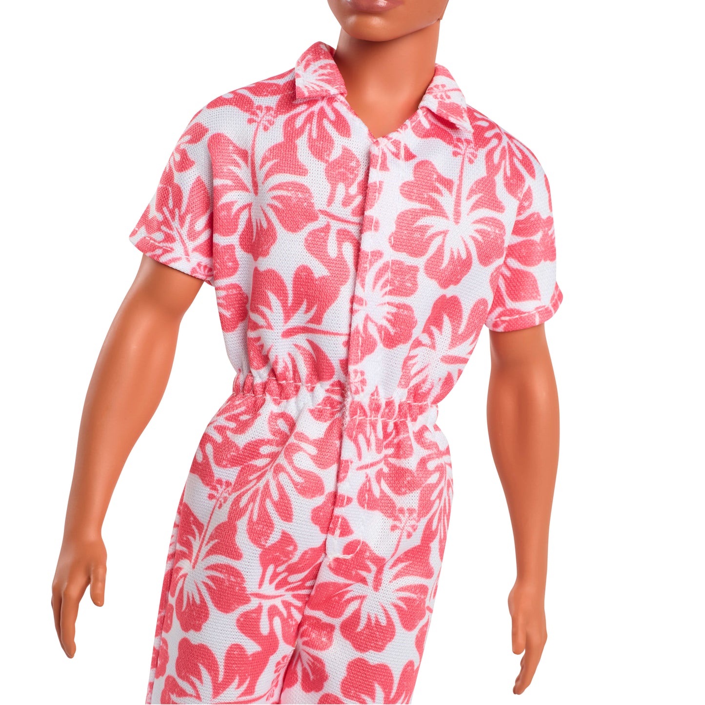 Barbie Fashionistas Ken Doll #235 in Hawaiian Print Jumpsuit with Green Sandals