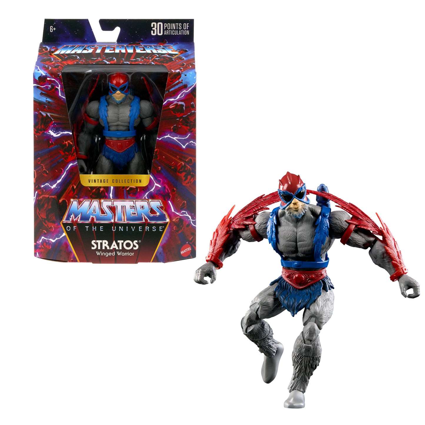 Masters of the Universe Masterverse Vintage Collection Stratos Action Figure