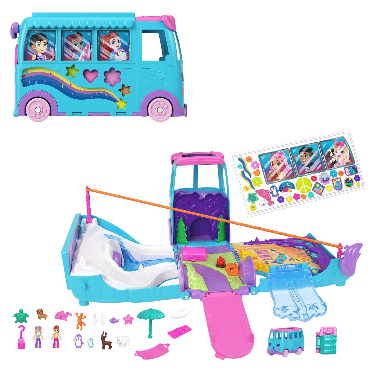 Polly Pocket Pet Mobile Adventure Playset