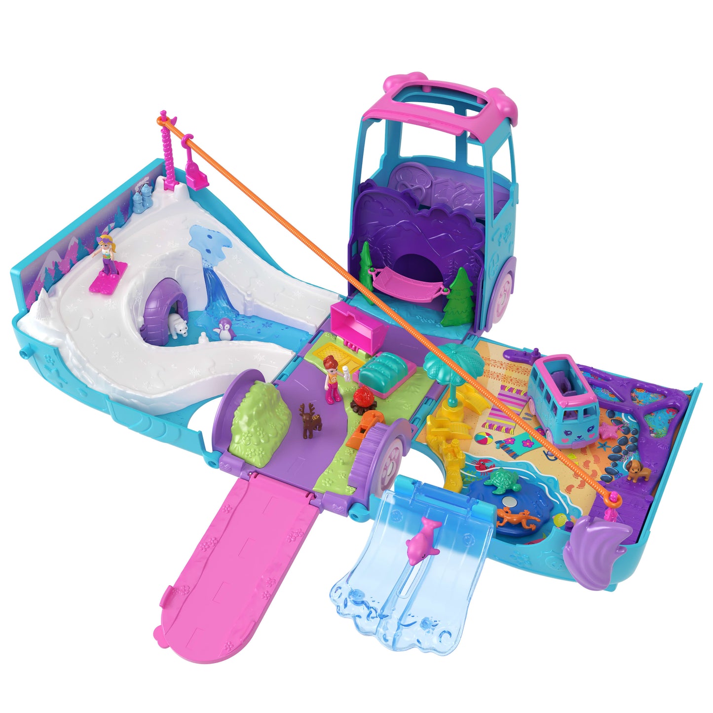 Polly Pocket Pet Mobile Adventure Playset