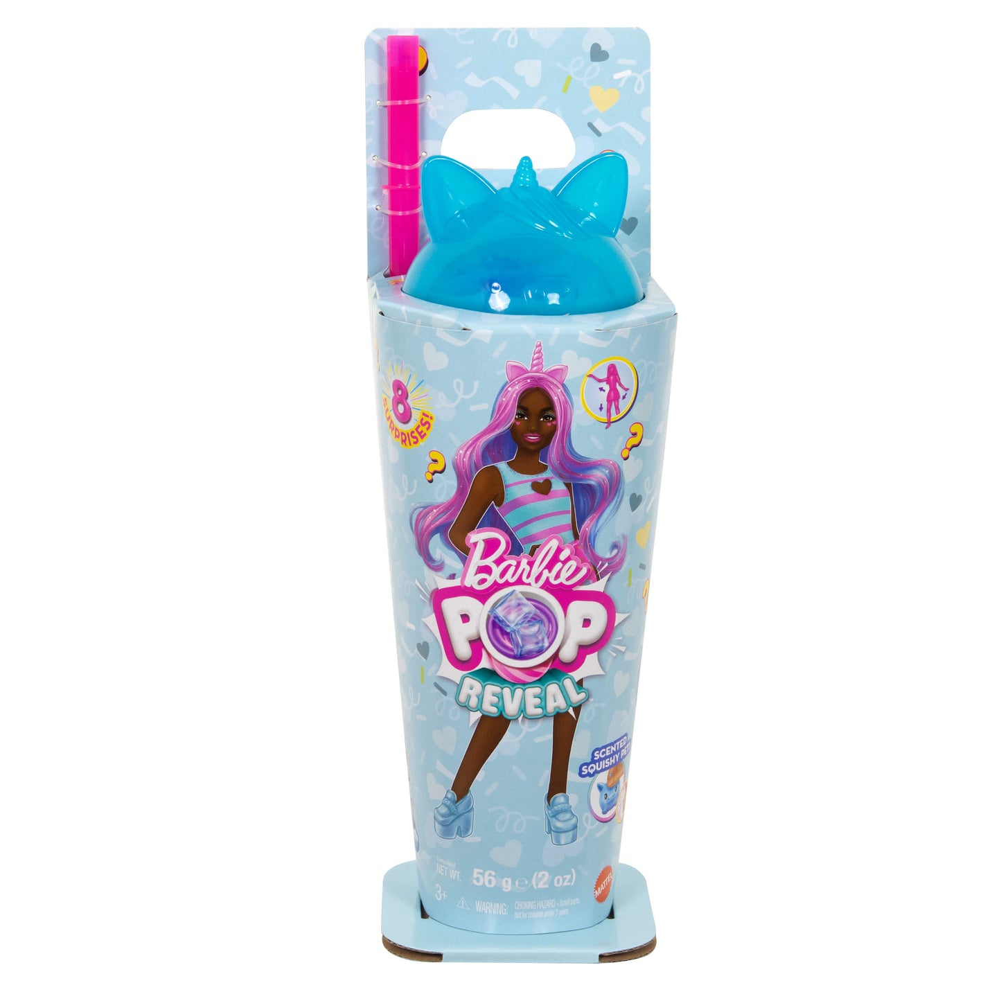 Barbie Pop Reveal Shakes Series Doll & Accessories Set, Scented Sweet Unicorn Fashion Doll