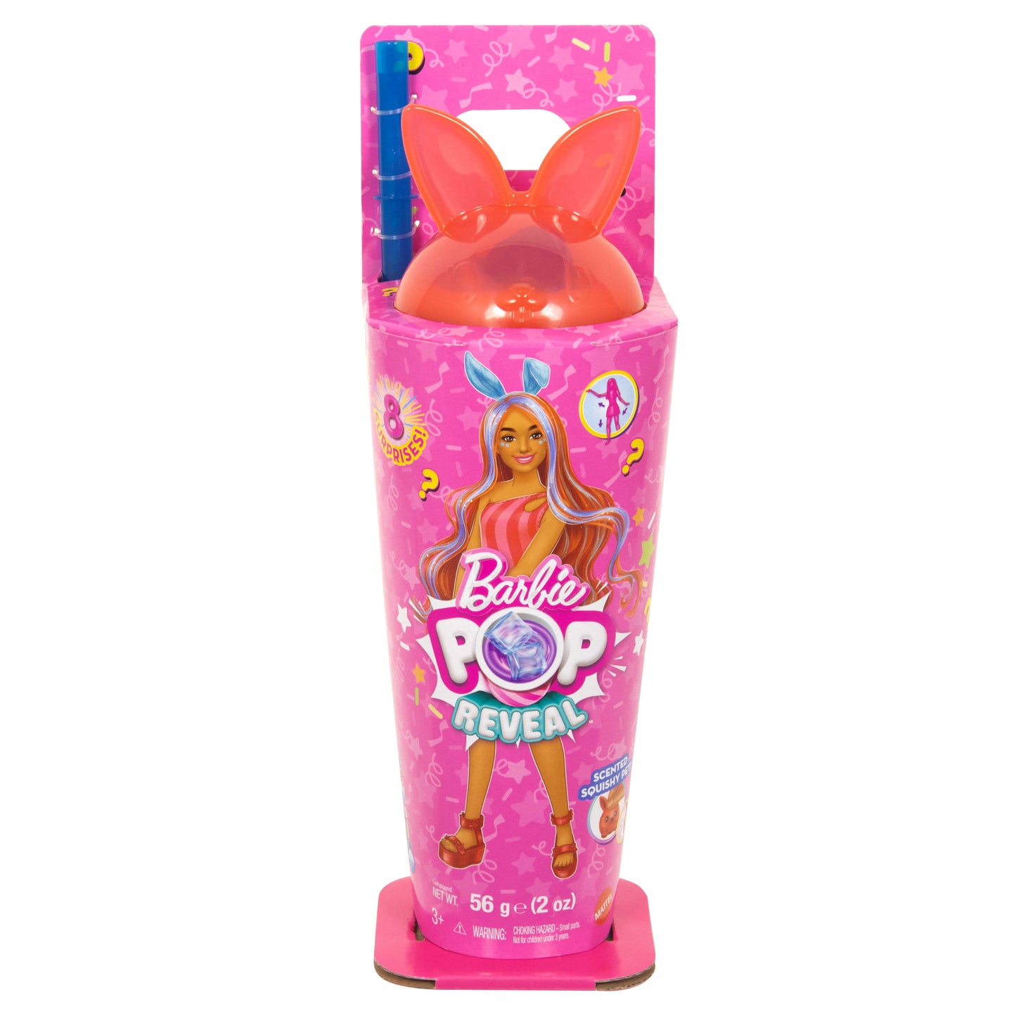 Barbie Pop Reveal Shakes Series Doll & Accessories Set, Scented Bright Bunny Fashion Doll