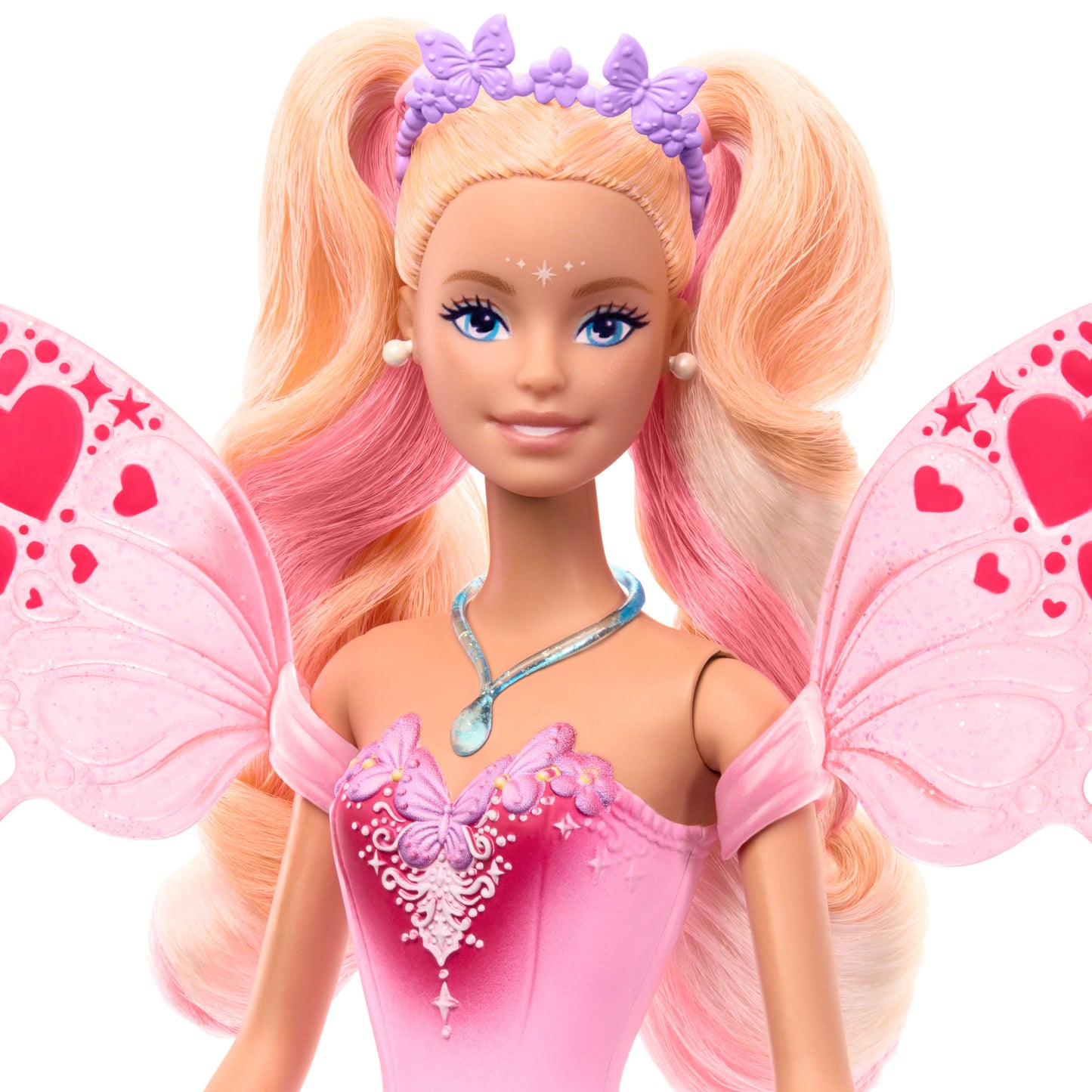 Barbie Fantasy Fairy Doll with Colour-Change Wings and Outfit