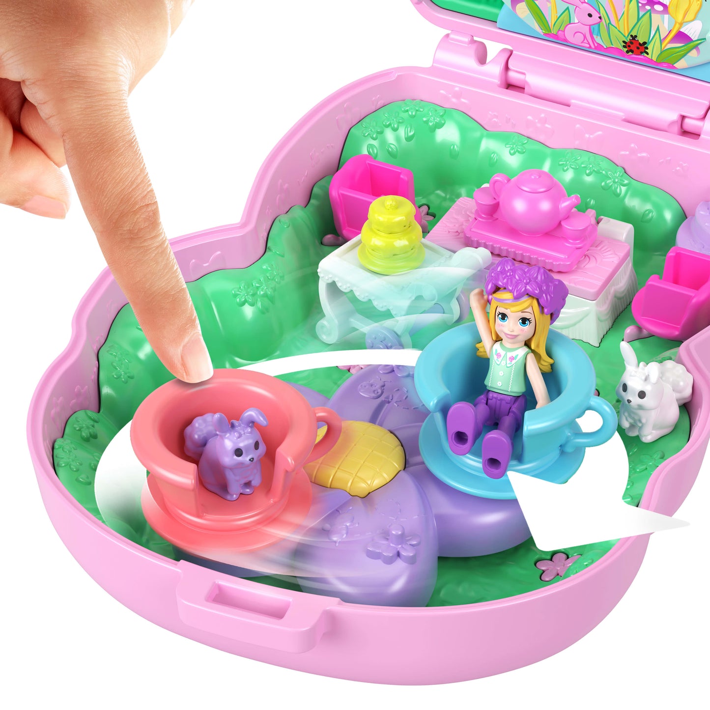 Polly Pocket Tea Party Bunny Compact Playset