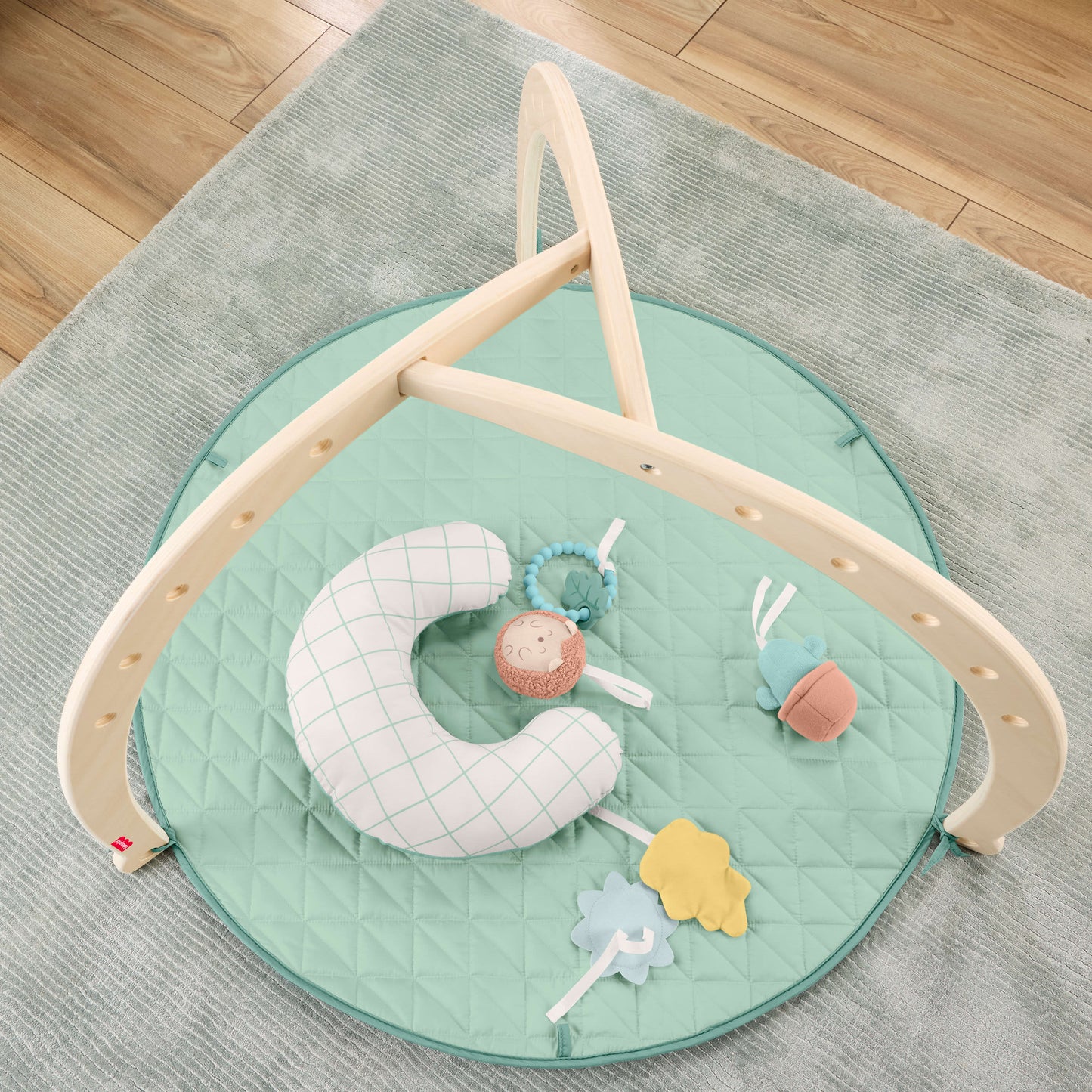 Fisher-Price Wooden Lay and Play Deluxe Activity Gym