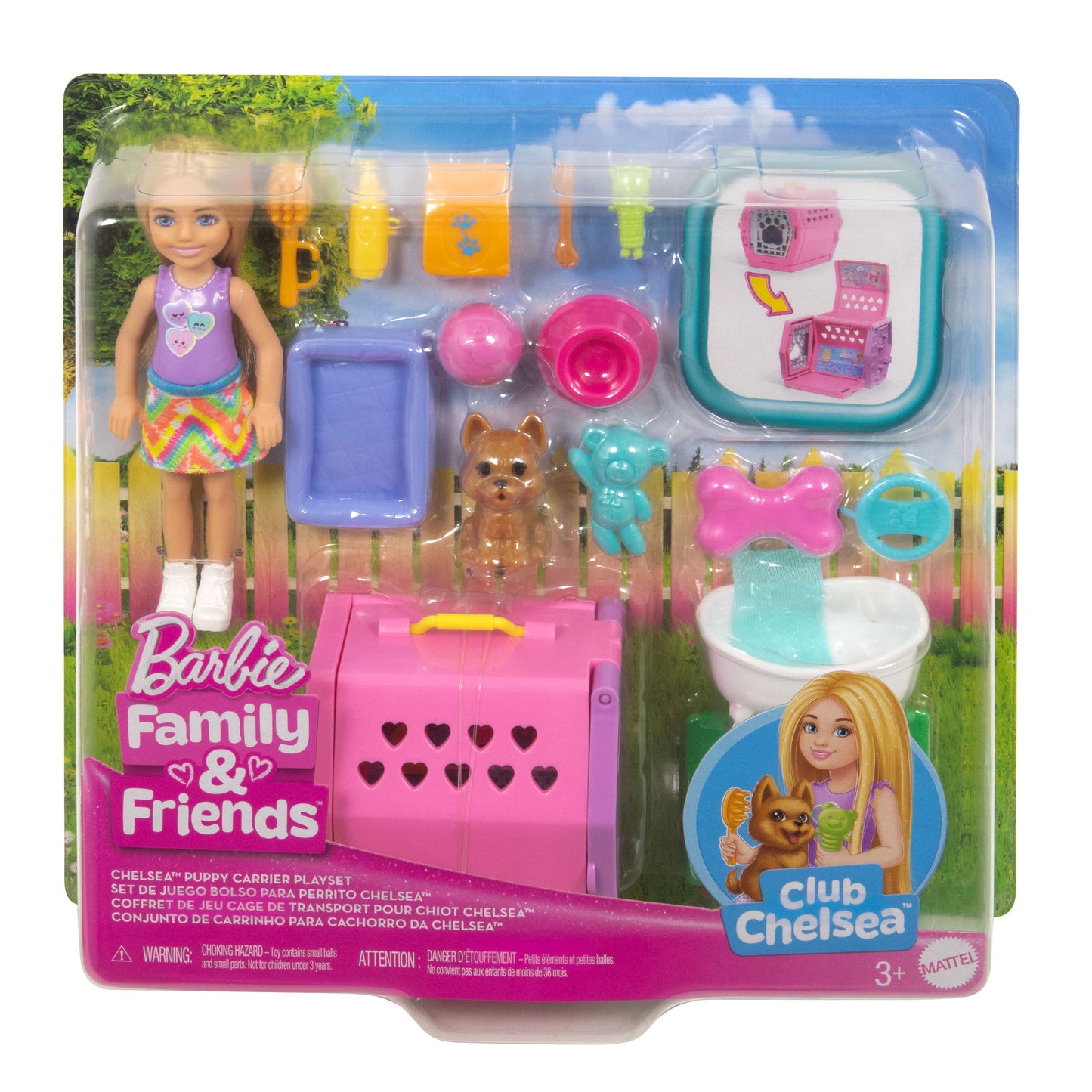 Barbie Chelsea Puppy Carrier Playset