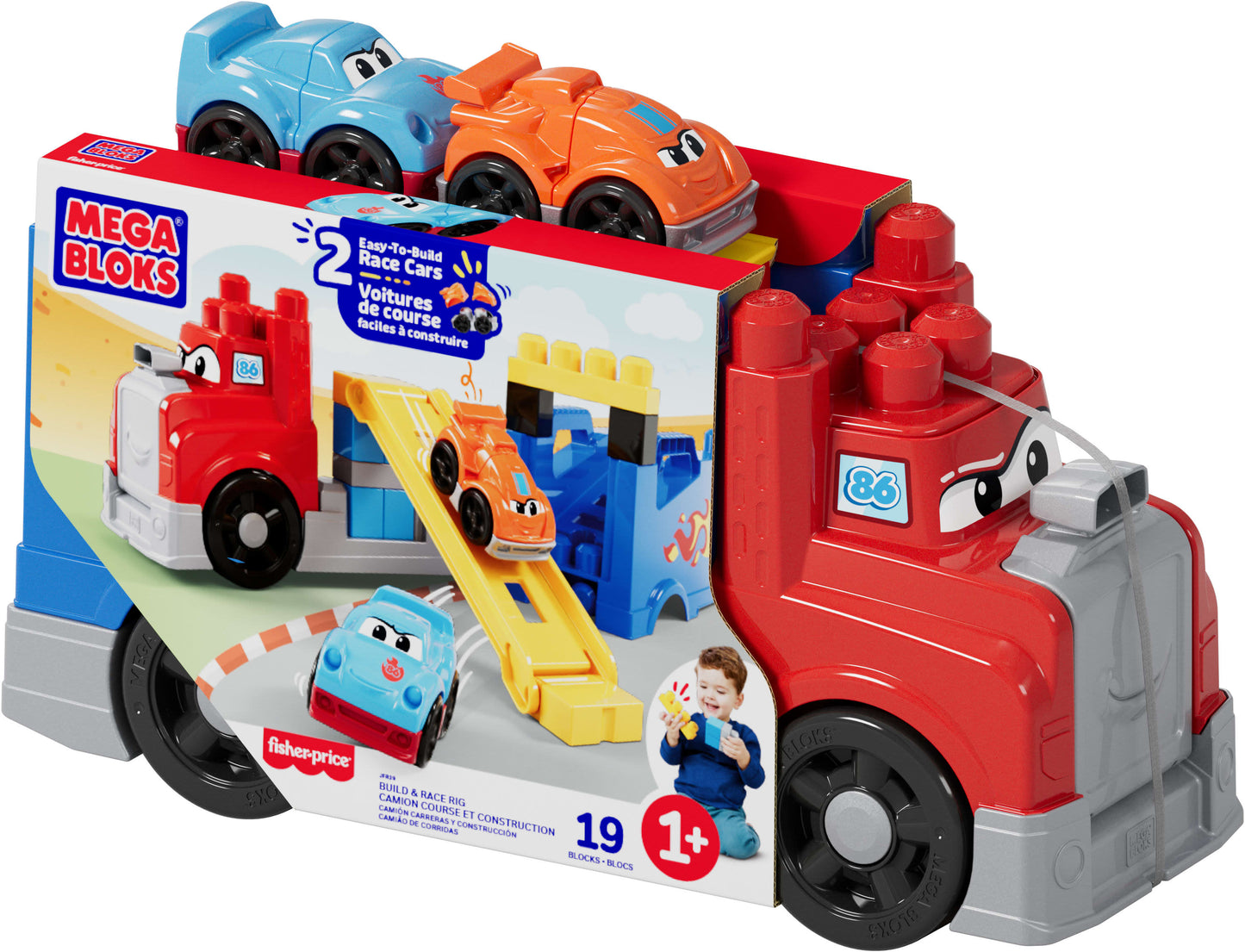 MEGA BLOKS  Build & Race Rig