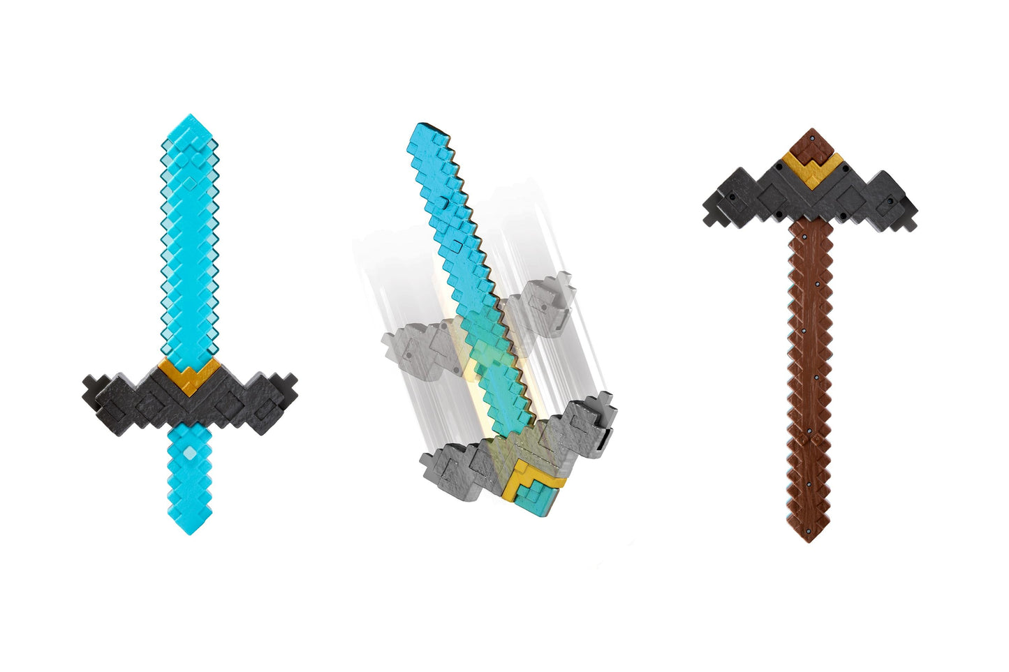 Minecraft Click and Switch Sword and Pickaxe