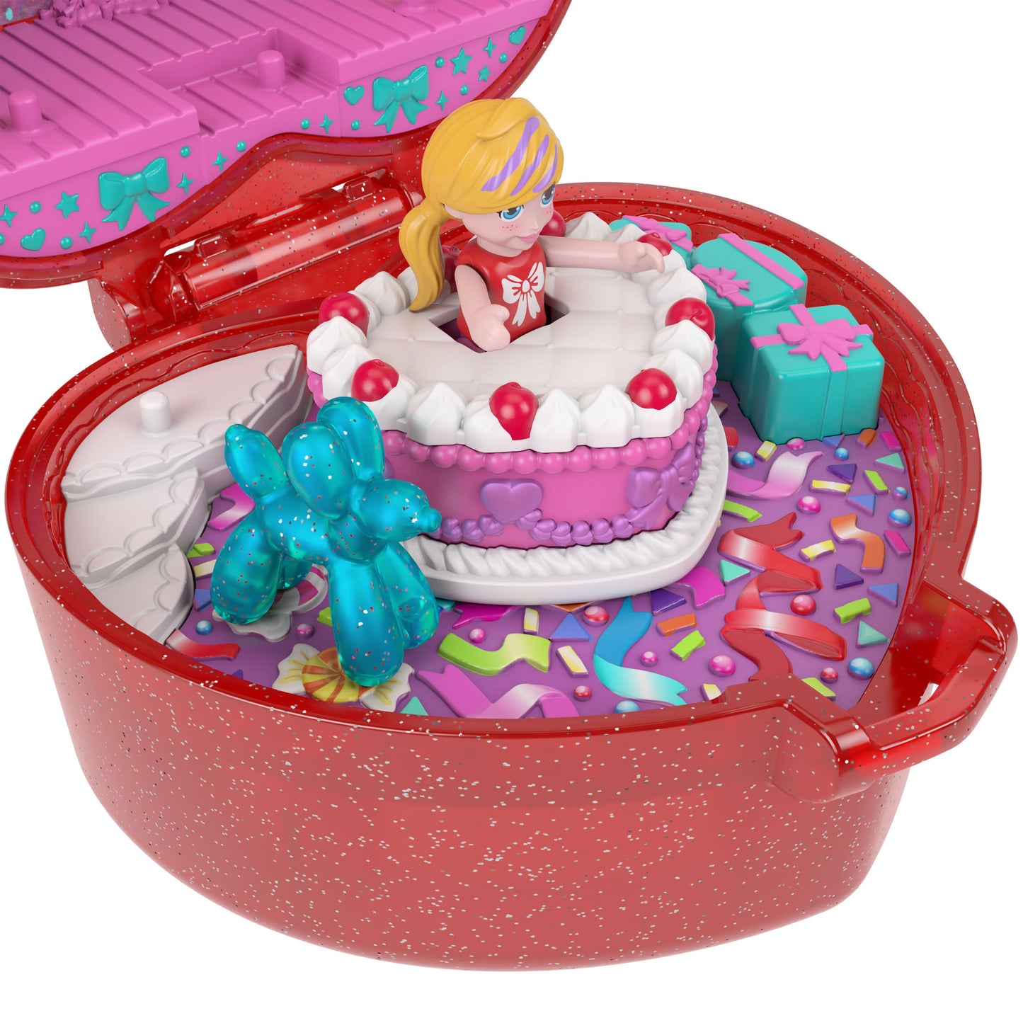 Polly Pocket Mattel 80th Anniversary Ring Box Compact