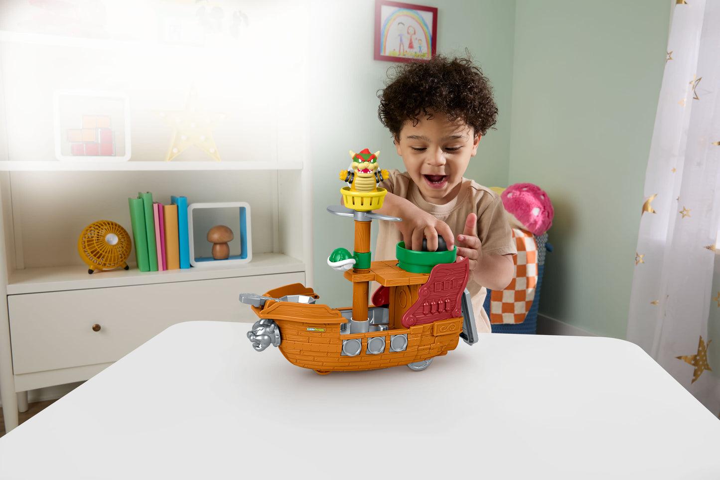 Fisher-Price Little People My Mario Bowser's Airship