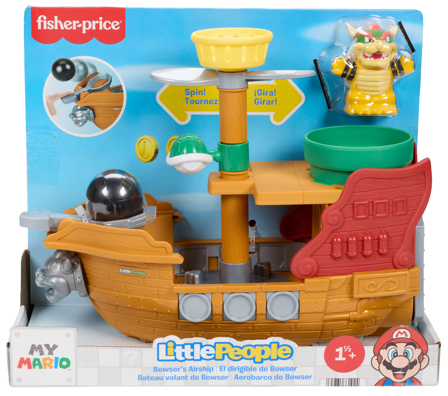 Fisher-Price Little People My Mario Bowser's Airship