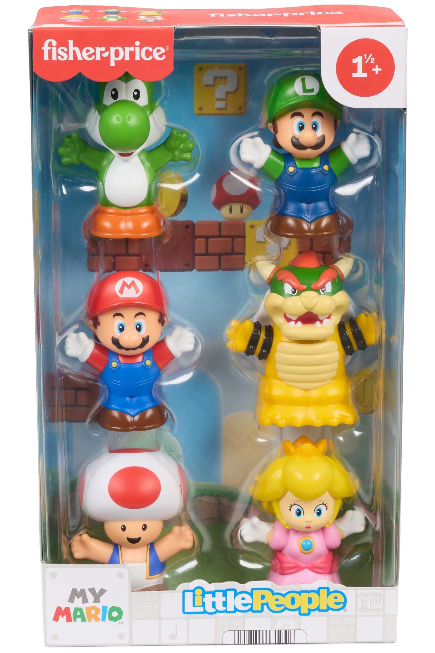 Fisher-Price Little People My Mario Figure 6-Pack