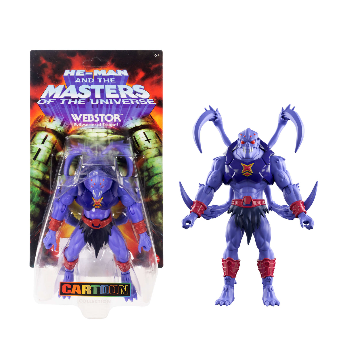 Masters of the Universe Cartoon Collection Webstor Action Figure