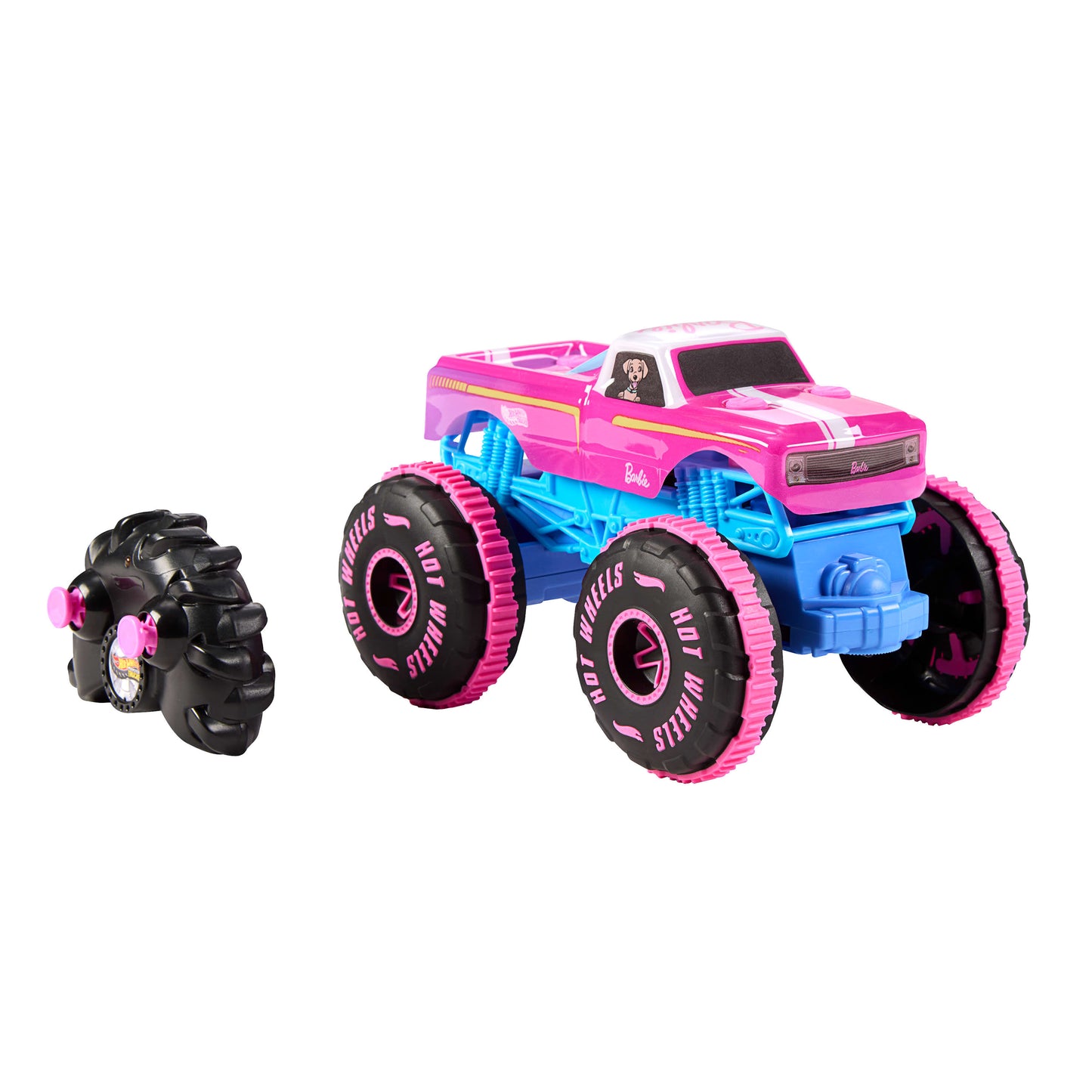 Hot Wheels Monster Trucks 1:24 Scale Barbie RC Vehicle