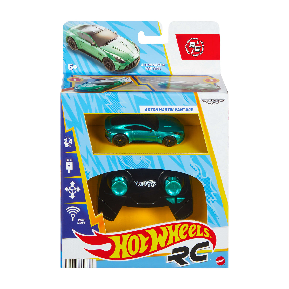 Hot Wheels Rc 1:64 Scale Aston Martin Vantage Vehicle