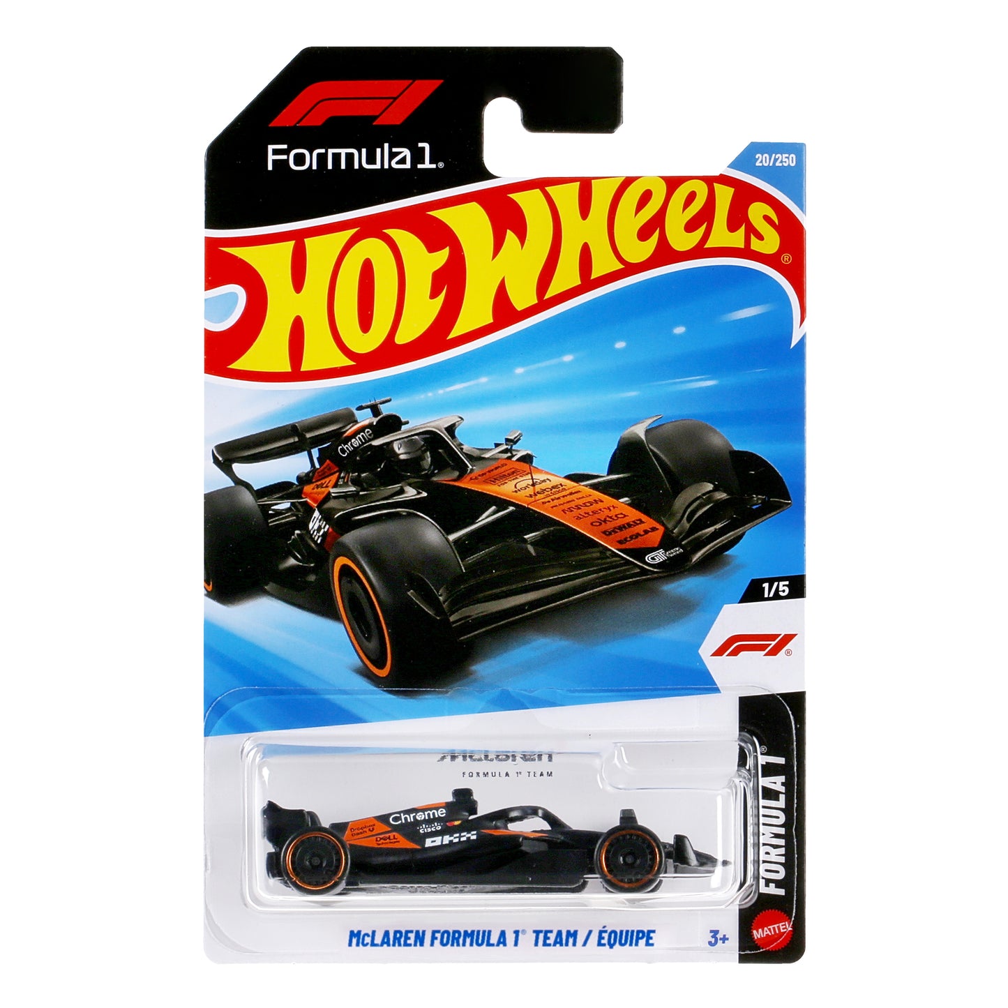 Bundle: Hot Wheels Basics - McLaren Formula 1® Team Car Case - 96 Cars