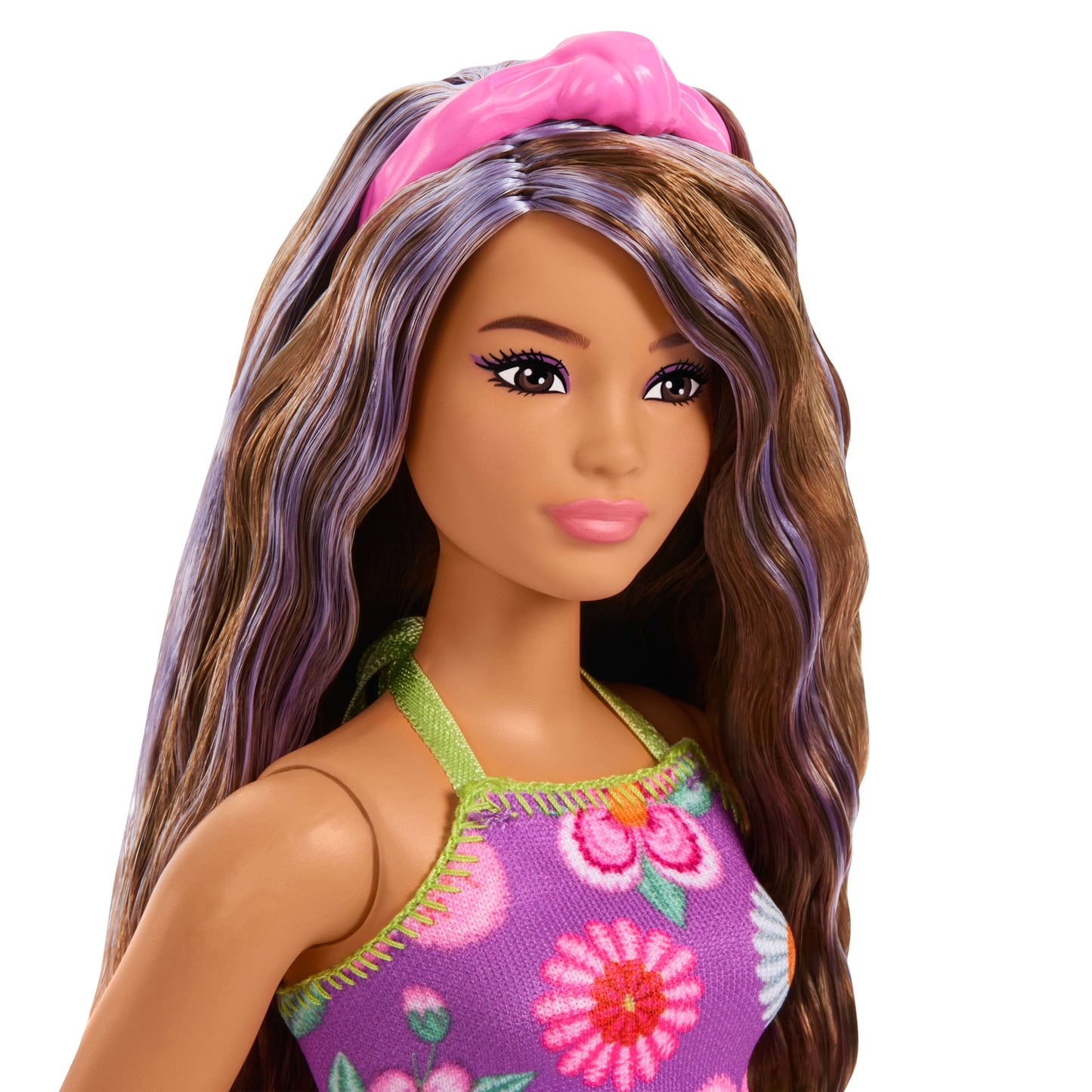 Barbie Fashionistas Doll #244 with Floral Halter Dress