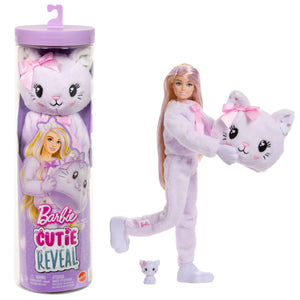 Care Bears Barbie Cutie Reveal Doll - Purple Kitten