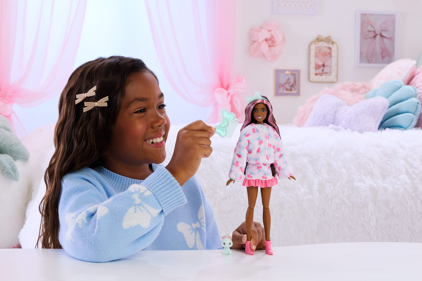 Care Bears Barbie Cutie Reveal Doll - Mint Bunny