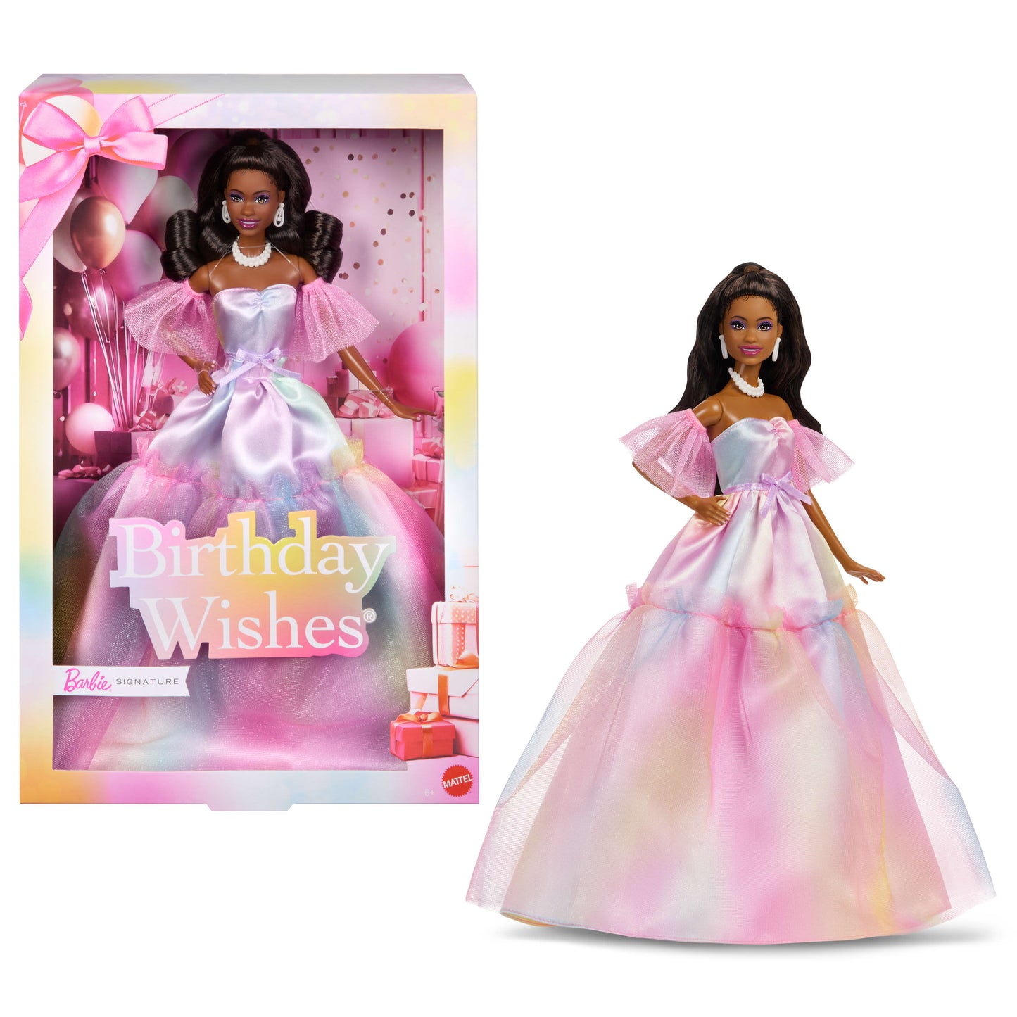 Barbie Birthday Wishes Doll - Brunette (SIOC)