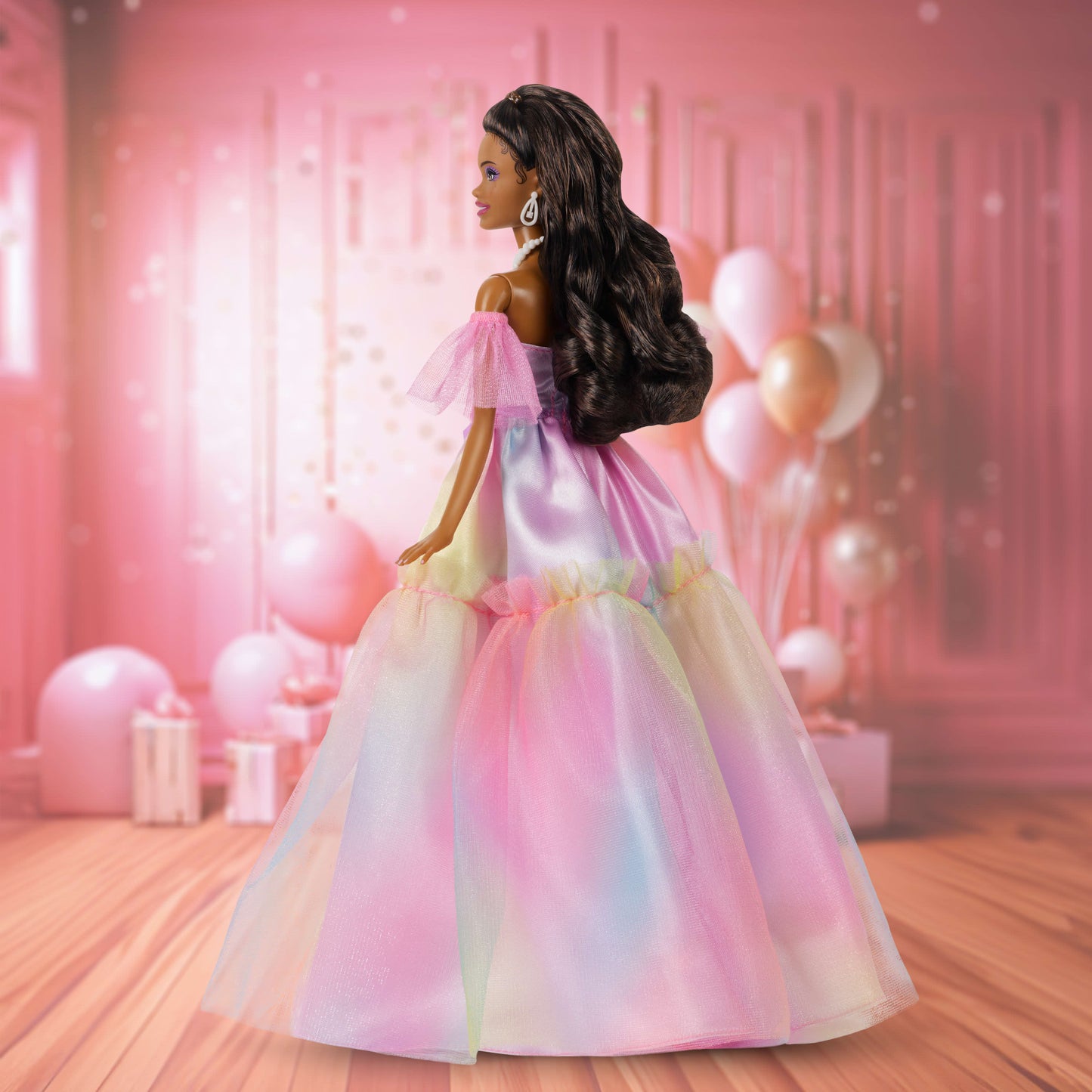 Barbie Birthday Wishes Doll - Brunette (SIOC)