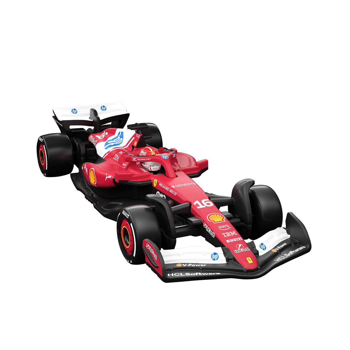 Hot Wheels Premium Collectible Scuderia Ferrari HP Car - Charles Leclerc