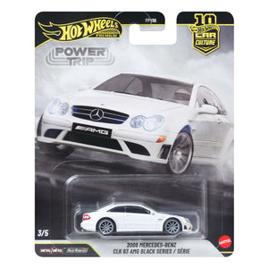 Hot Wheels Car Culture Premium 1:64 Scale Die-Cast 2008 Mercedes-Benz CLK 63 AMG Black Series Power Trip