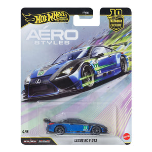 Hot Wheels Car Culture Premium 1:64 Scale Die-Cast Lexus RC F GT3, Aerostyles