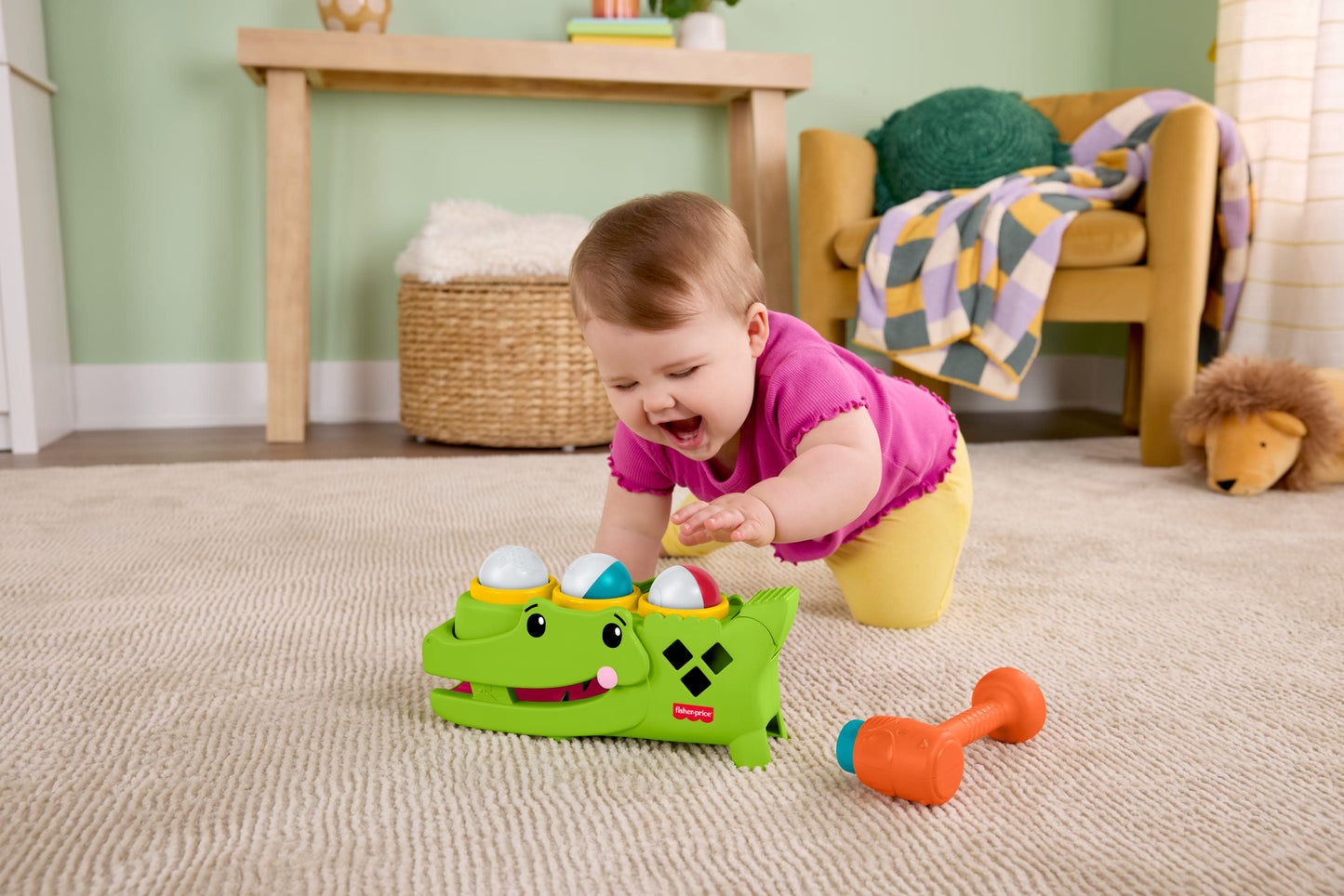 Fisher-Price Sit & Tap Rolligator