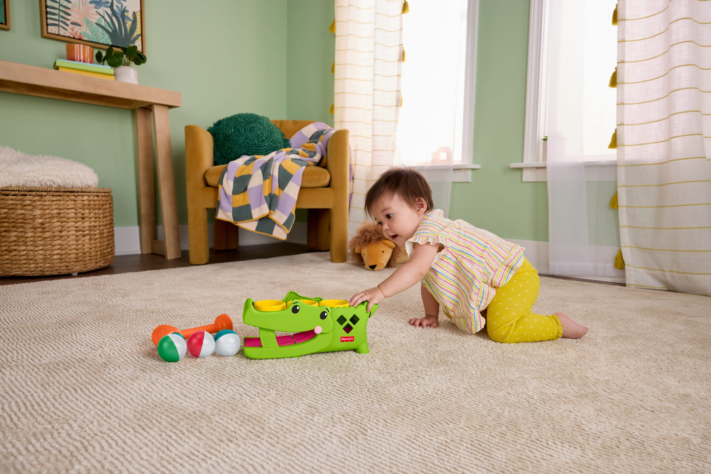 Fisher-Price Sit & Tap Rolligator