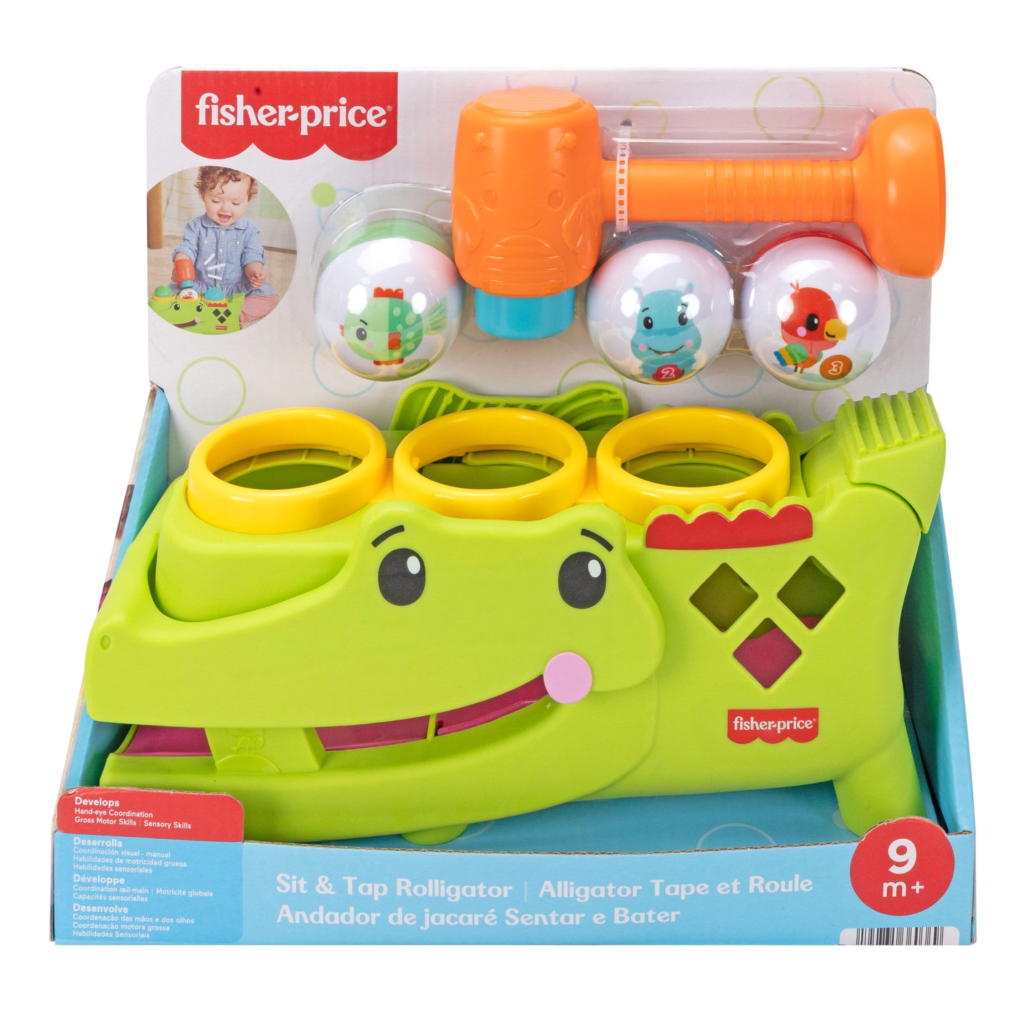 Fisher-Price Sit & Tap Rolligator