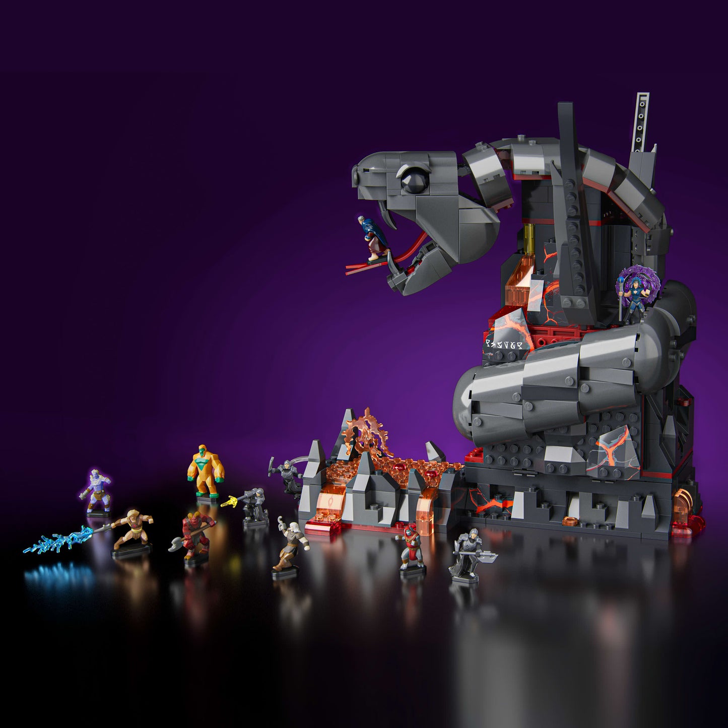 Mattel Brick Shop Masters of the Universe Clash at Snake Mountain