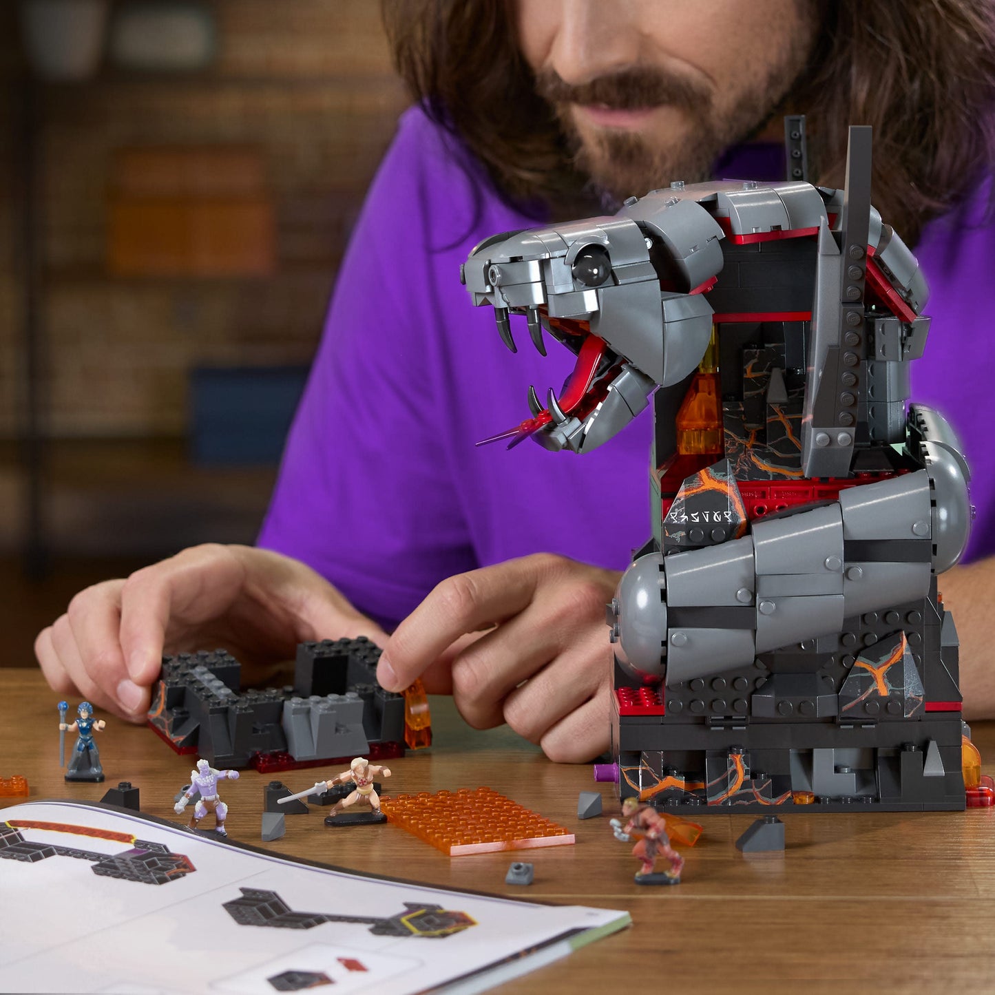 Mattel Brick Shop Masters of the Universe Clash at Snake Mountain