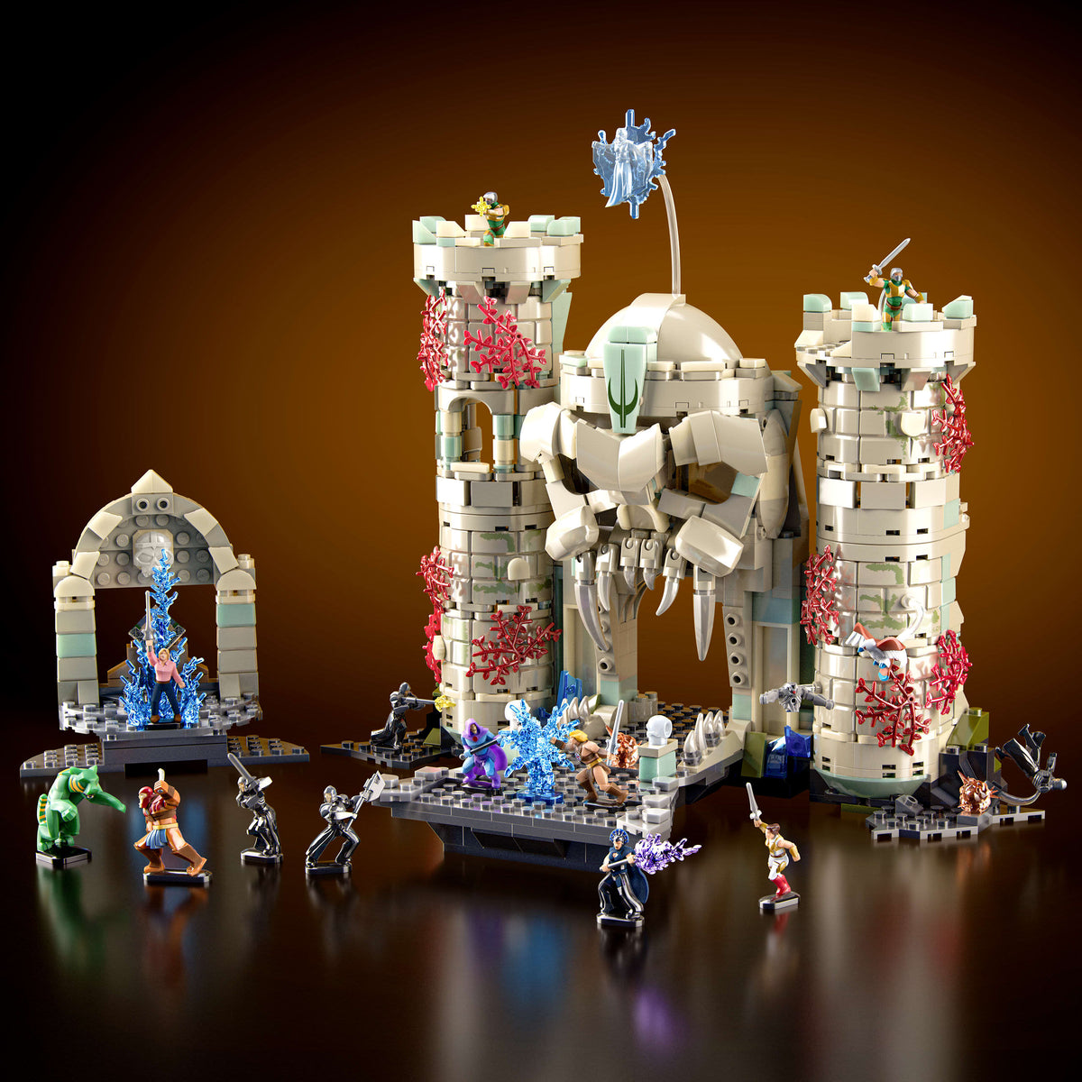 Mattel Brick Shop Masters of the Universe Battle of Castle Grayskull