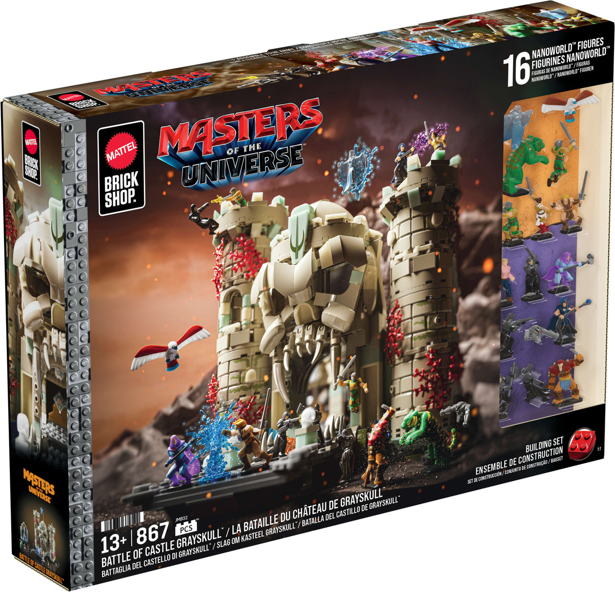 Mattel Brick Shop Masters of the Universe Battle of Castle Grayskull