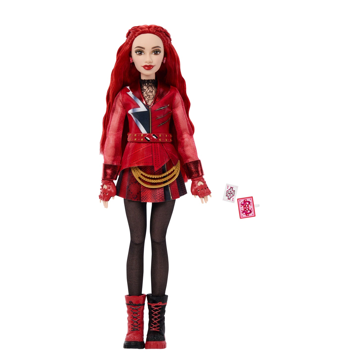 Disney Descendants: Wicked Wonderland, Red, Daughter of Queen of Hearts Fashion Doll & Accessory