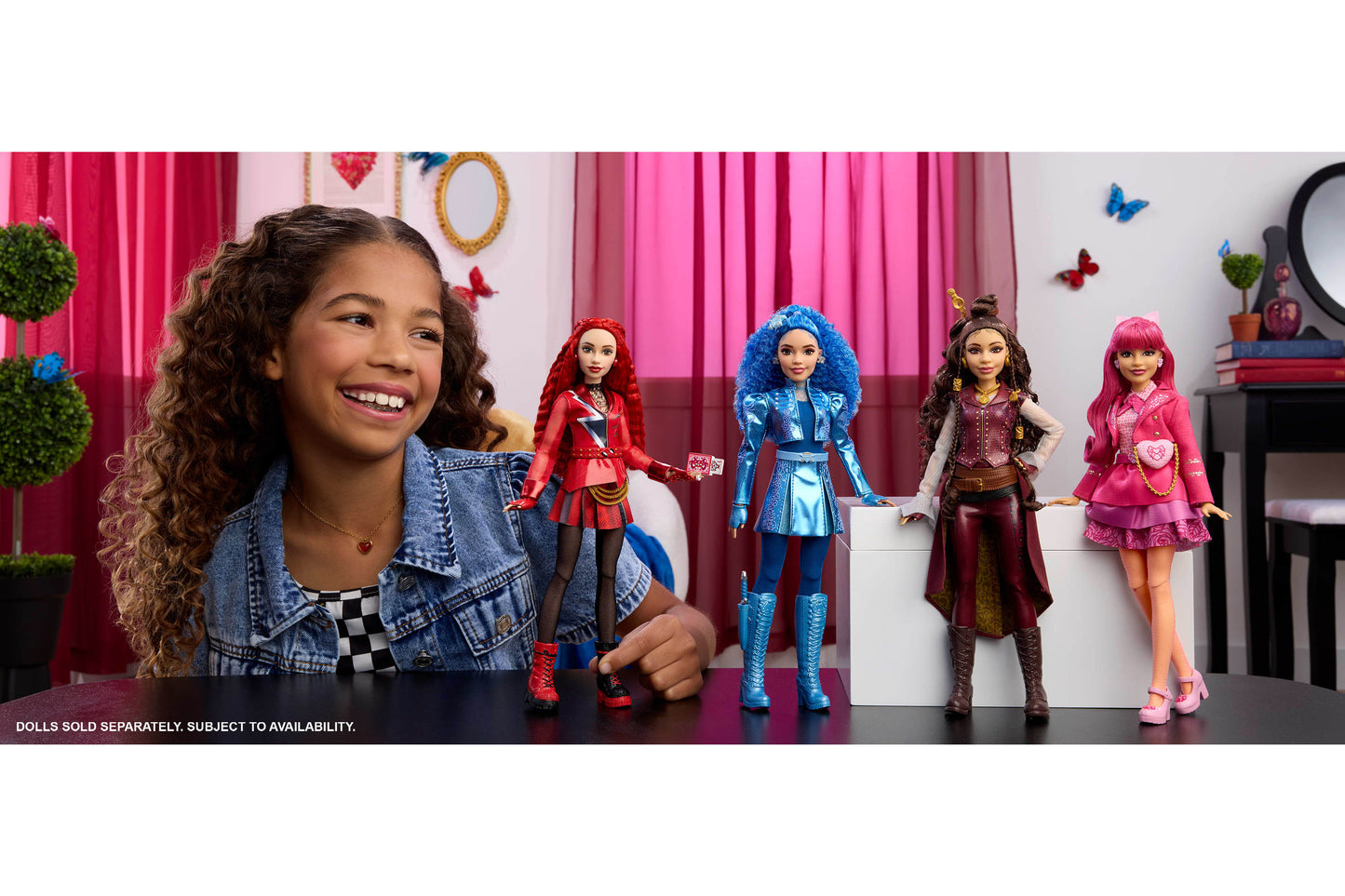 Disney Descendants: Wicked Wonderland Doll - Pink Sister of Red & Daughter of Queen of Hearts