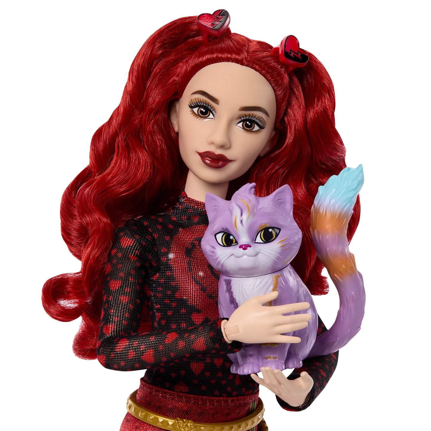 Disney Descendants: Wicked Wonderland Doll 2-Pack with Accessory & Animal Friend, Red & Max