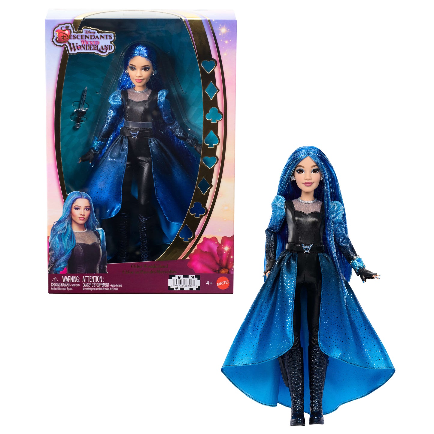 Disney Descendants: Wicked Wonderland Deluxe Fashion Doll & Accessory – Chloe Wonderland