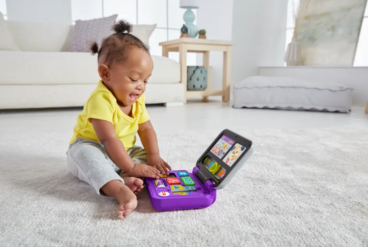 Bundle: Fisher-Price Laugh & Learn Click & Learn Laptop + Laugh & Learn Sis' Remote