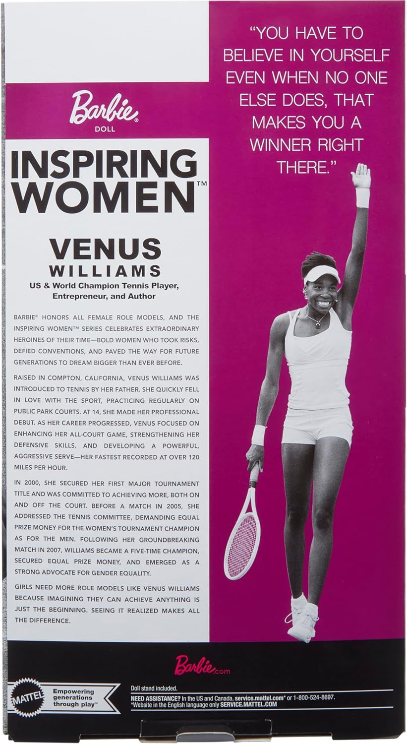 Barbie Inspiring Women Venus Williams Doll