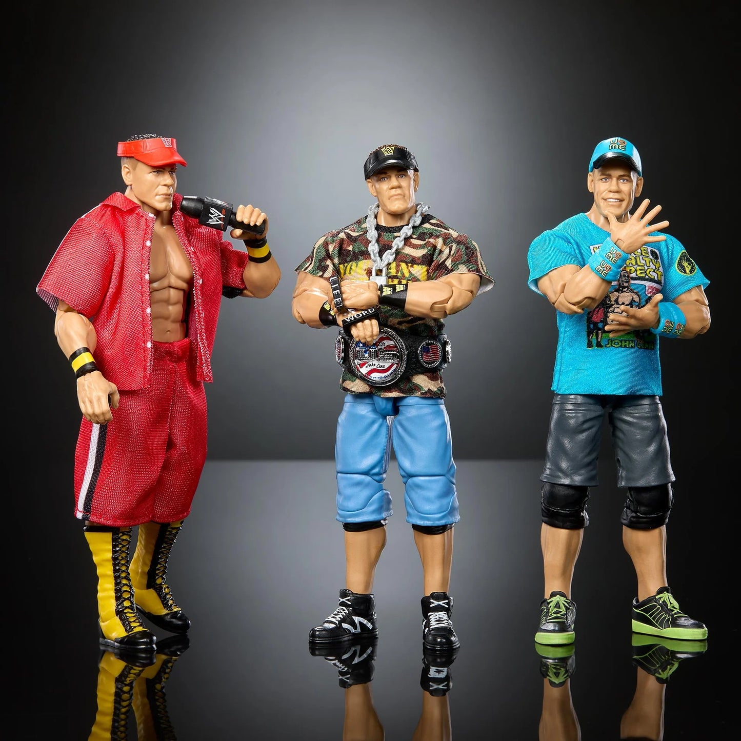 WWE Elite Collection John Cena 3-Pack