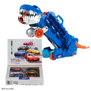 Hot Wheels Bundle: Ultimate T-Rex Transporter + Streets of Japan Multipack