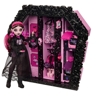 Monster High Skulltimate Secrets Ultimate Skulltimate Playset With Draculaura Doll & 40 Accessories
