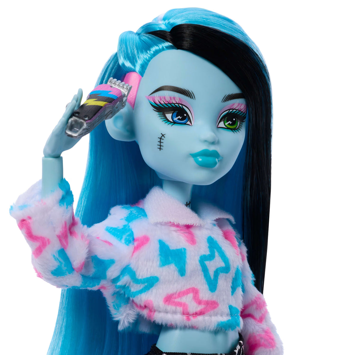 Monster High Self-Scare Secrets Frankie Stein Fashion Doll With 13 Realistic Accessories
