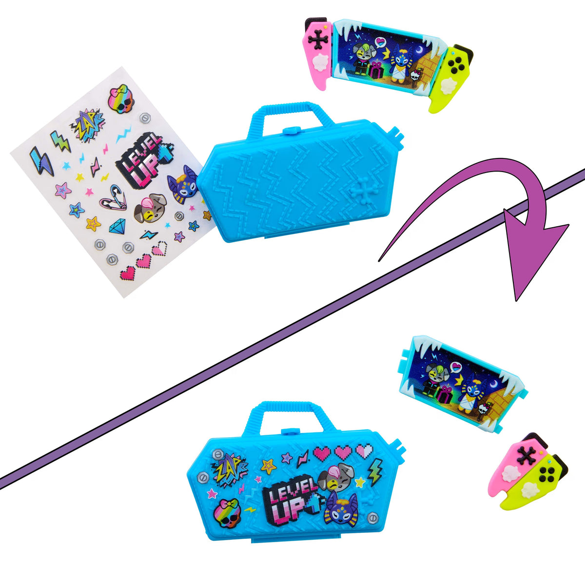 Monster High Self-Scare Secrets Frankie Stein Fashion Doll With 13 Realistic Accessories