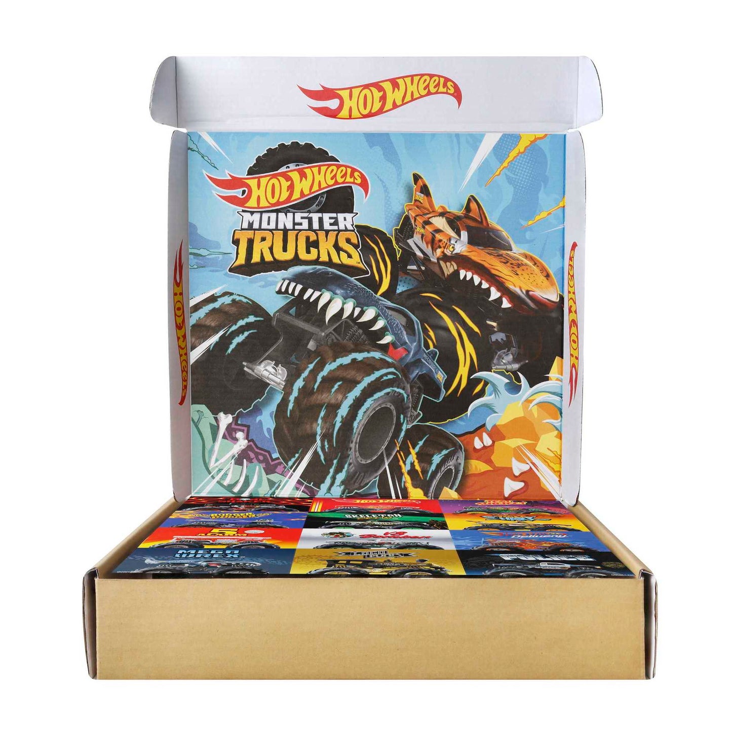 HOT WHEELS MONSTER TRUCKS ULTIMATE CHAOS 12PK 1 Vehicle