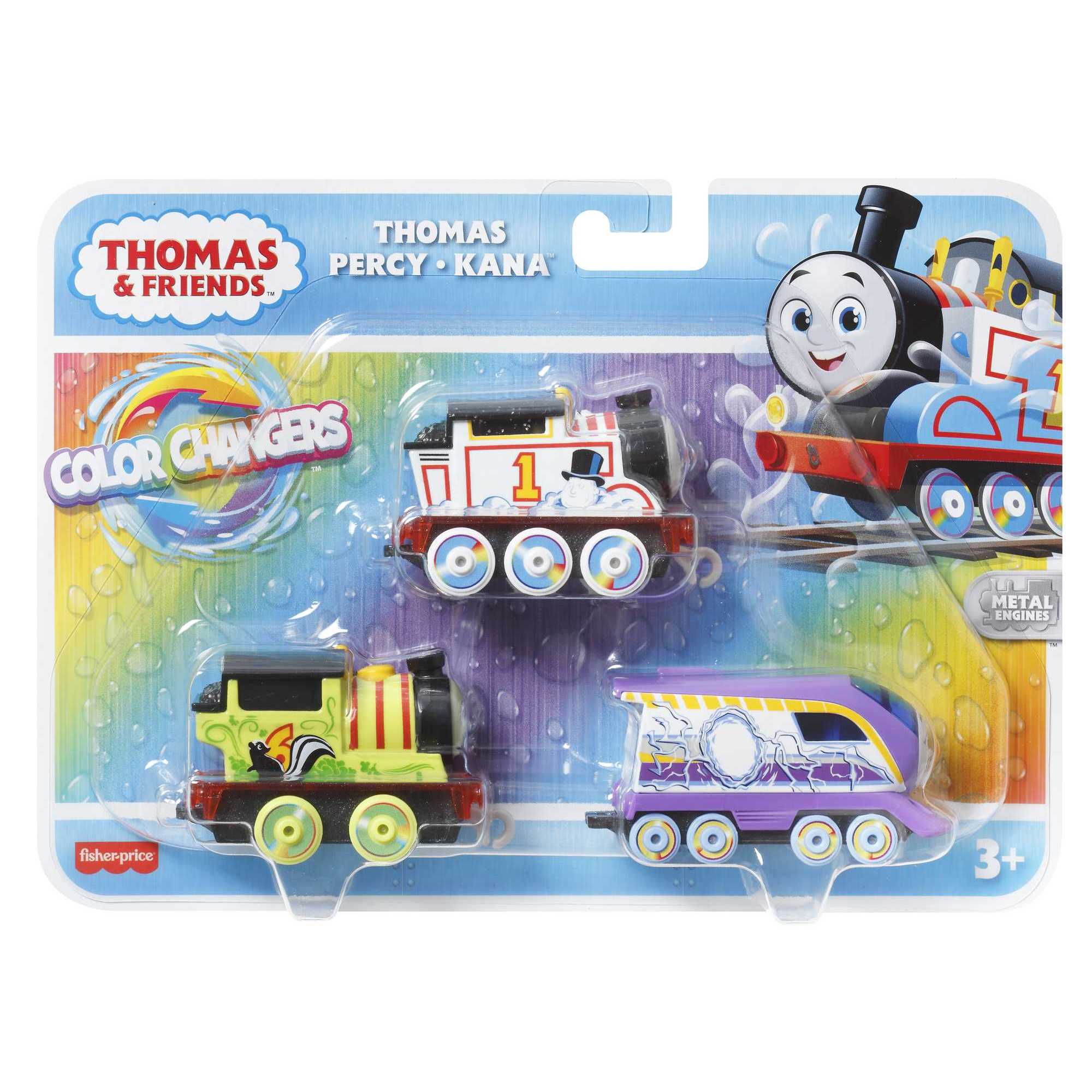 FisherPrice Thomas & Friends Colour Changers Thomas, Percy, and Kana